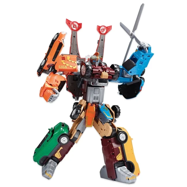 Трансформер Тобот Гига 7 (528) 30 см, 7 машинок