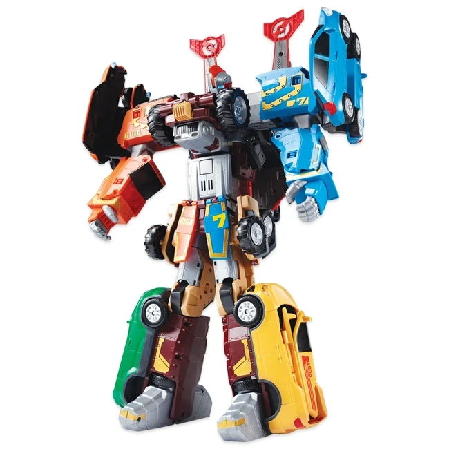 Трансформер Тобот Гига 7 (528) 30 см, 7 машинок