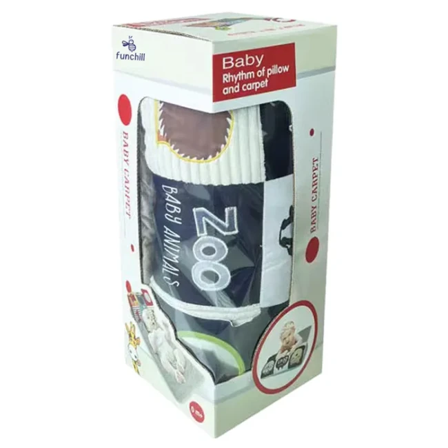 Коврик детский Baby Carpet 023-78 C с валиком (75x42 см, игровые элементы)