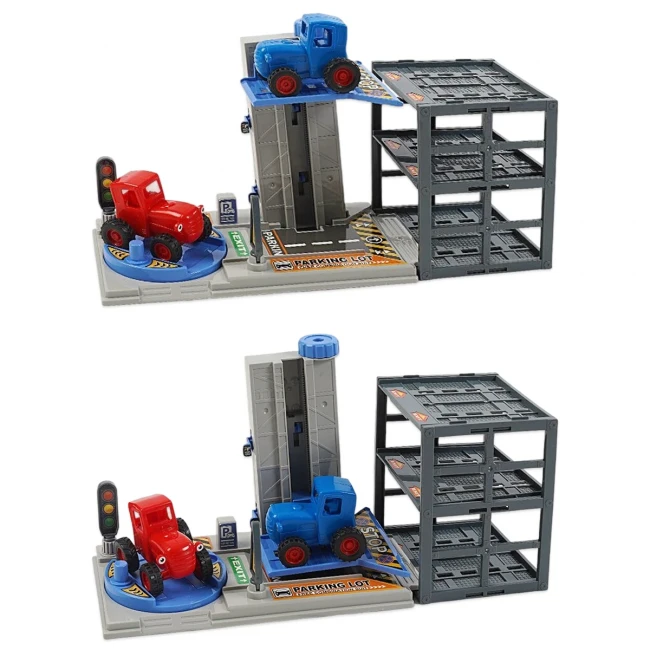 Ферма парковка NF 2024-18 (3 этажа, подъемник, 2 трактора) Ферма парковка NF 2024-18 (3 этажа, подъемник, 2 трактора)