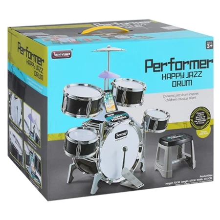 Детская барабанная установка Jazz Drum M33A со стулом Детская барабанная установка Jazz Drum M33A со стулом
