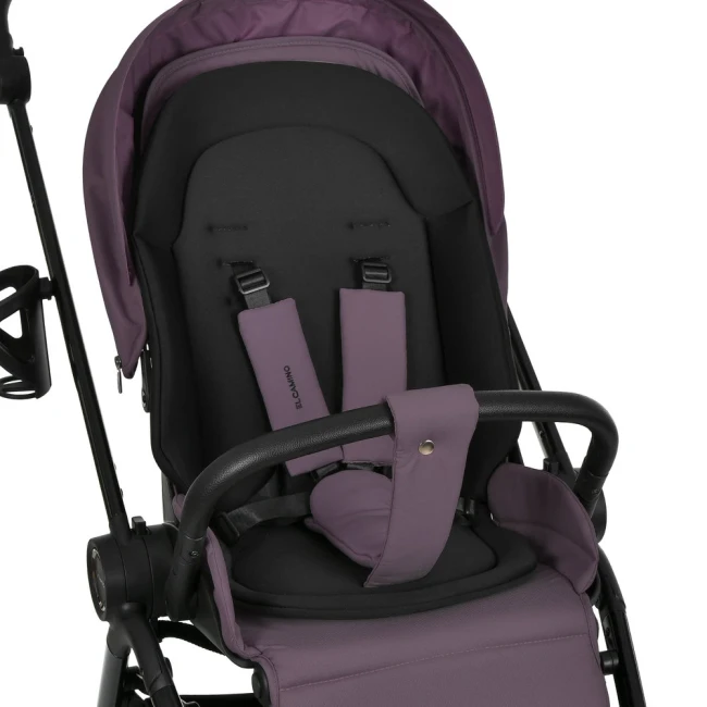 Универсальная коляска 2в1 El Camino CHLOE ME 1191-1 Plum Wine