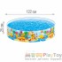 Детский каркасный бассейн Intex 58477-3 Утинный риф 122 х 25 см с шариками 10 шт тентом подстилкой