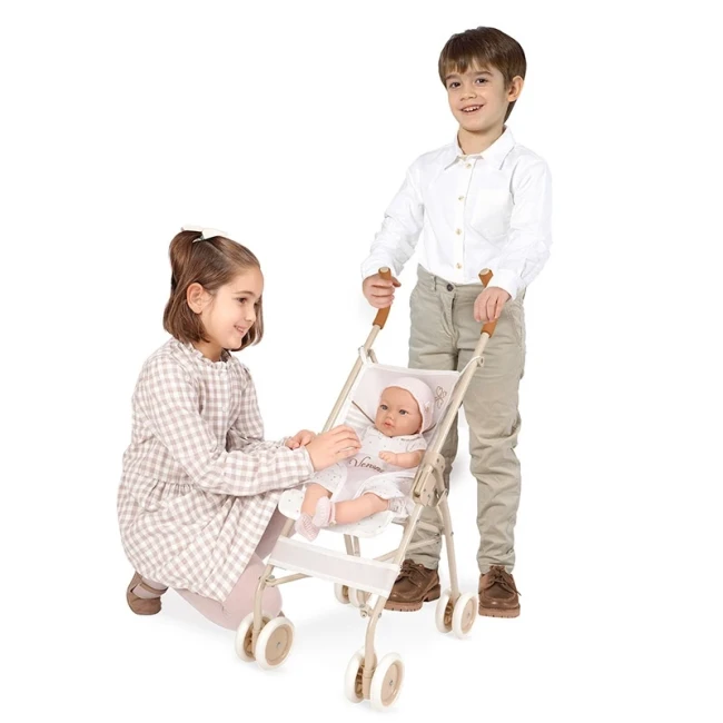 Коляска для ляльок DeCuevas 90178 Verona (прогулянкова, тростина)