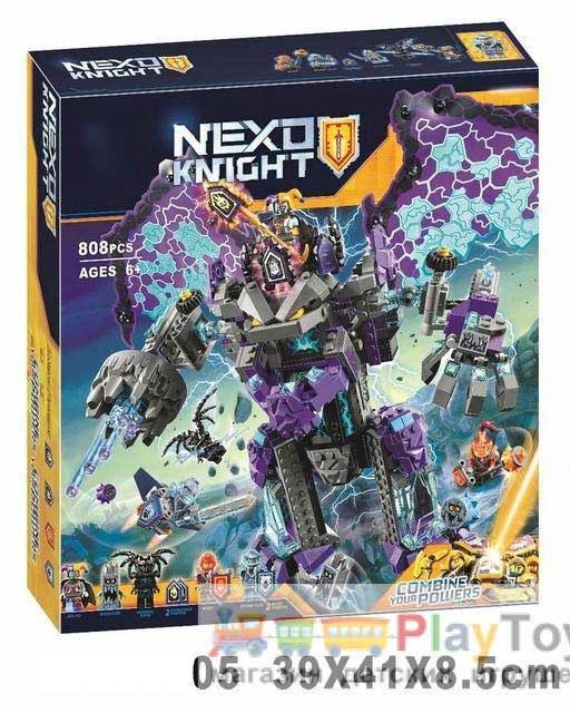 Конструктор "Nexo Knights" (10705) Каменный великан-разрушитель, 808 деталей - Аналог 70356