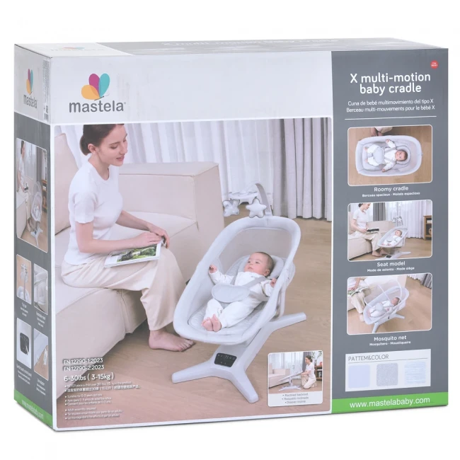 Укачивающий центр-шезлонг Mastela 8301 2 в 1 Укачивающий центр-шезлонг Mastela 8301 2 в 1