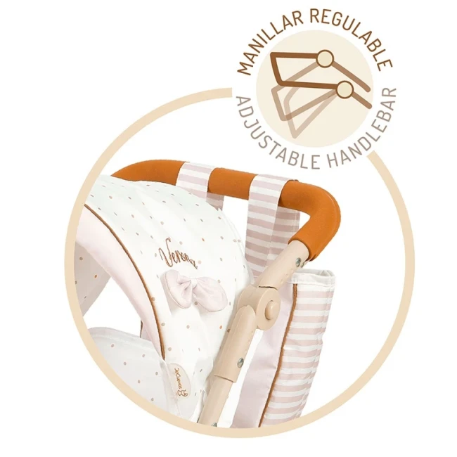 Коляска для кукол DeCuevas 90378 Verona для близнецов (прогулочная, корзинка, сумка) Коляска для кукол DeCuevas 90378 Verona для близнецов (прогулочная, корзинка, сумка)