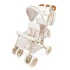 Коляска для ляльок DeCuevas 90378 Verona для близнюків (прогулянкова, кошик, сумка)