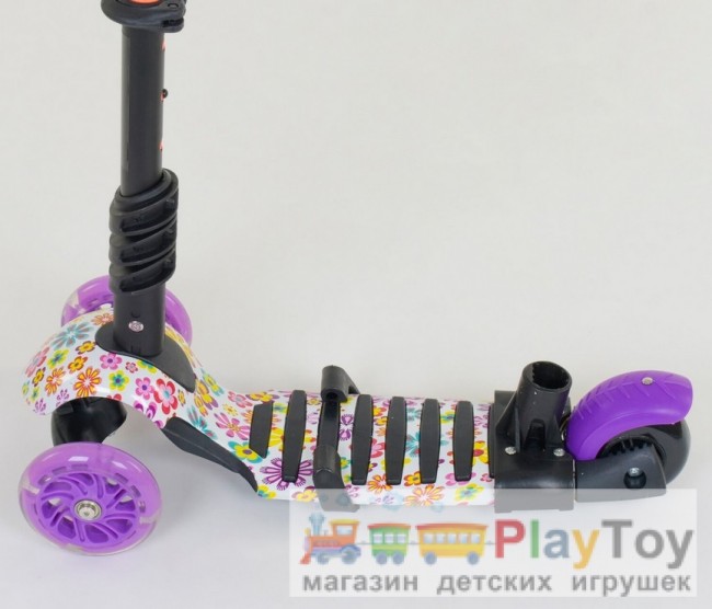 Самокат-біговів дитячий триколісний Best Scooter (97240) 5 в 1, є підсвічування коліс, PU-колеса, абстракція Самокат-біговів дитячий триколісний Best Scooter (97240) 5 в 1, є підсвічування коліс, PU-колеса, абстракція