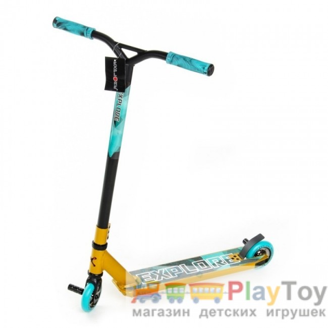 Труковий самокат Explore STERLING SUPER, система HIC, Колеса PU, підшипники ABEC, діаметр 100 мм, Пеги Труковий самокат Explore STERLING SUPER, система HIC, Колеса PU, підшипники ABEC, діаметр 100 мм, Пеги