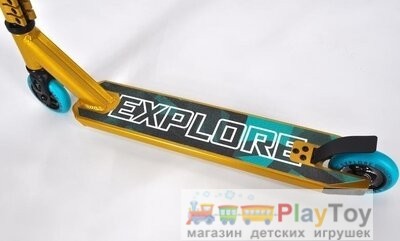 Труковий самокат Explore STERLING SUPER, система HIC, Колеса PU, підшипники ABEC, діаметр 100 мм, Пеги Труковий самокат Explore STERLING SUPER, система HIC, Колеса PU, підшипники ABEC, діаметр 100 мм, Пеги