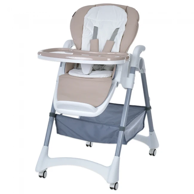 Стульчик для кормления El Camino ME 1177 Steady Cream Beige (съемный столик, подножка, корзинка, чехол, 4 колеса) Стульчик для кормления El Camino ME 1177 Steady Cream Beige (съемный столик, подножка, корзинка, чехол, 4 колеса)
