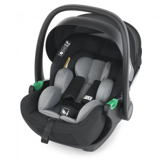 Автокресло бебикокон El Camino ME 1110 i-FIX Royal Dark Gray для новорожденного