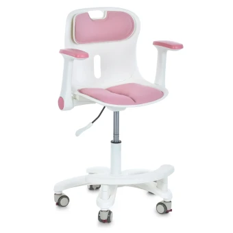 Детское компьютерное кресло Bambi M 6151-8 с подлокотниками, подножка, блокировка колёс