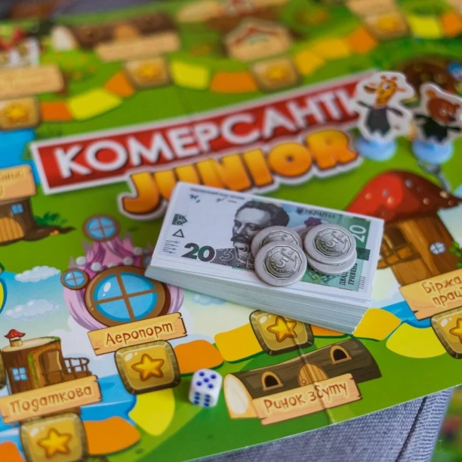 Настольная игра "Коммерсанты Junior", финансово-экономическая