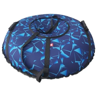 Тюбинг 100 см "Кристалл", надувные санки-ватрушка для снега