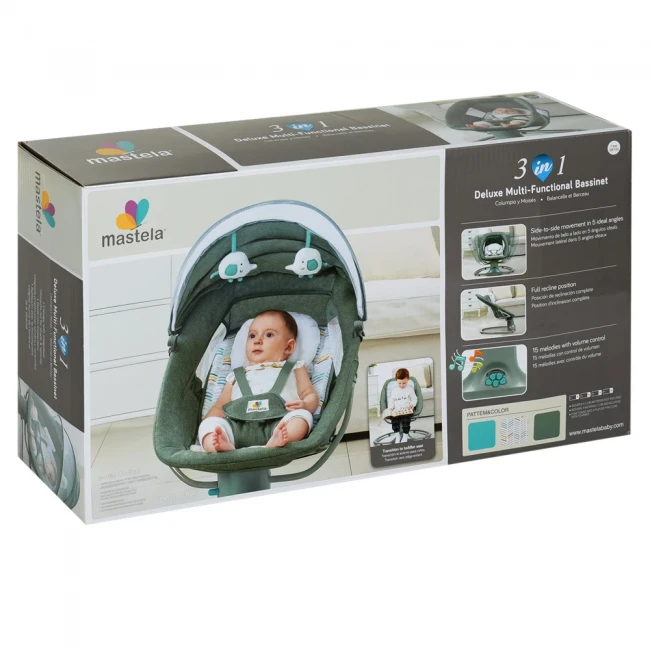 Укачивающий центр-шезлонг Mastela 8105 3 в 1 Укачивающий центр-шезлонг Mastela 8105 3 в 1