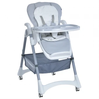 Стульчик для кормления El Camino ME 1177 Steady Quiet Gray (съемный столик, подножка, корзинка, чехол, 4 колеса) Стульчик для кормления El Camino ME 1177 Steady Quiet Gray (съемный столик, подножка, корзинка, чехол, 4 колеса)