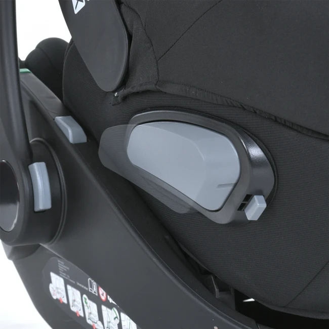 Автокрісло бебікокон El Camino ME 1110 i-FIX Jet Black для новонародженого Автокрісло бебікокон El Camino ME 1110 i-FIX Jet Black для новонародженого
