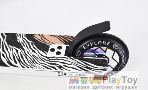 Труковий самокат Explore CREDO, система HIC, підшипник ABEC, колеса PU 110