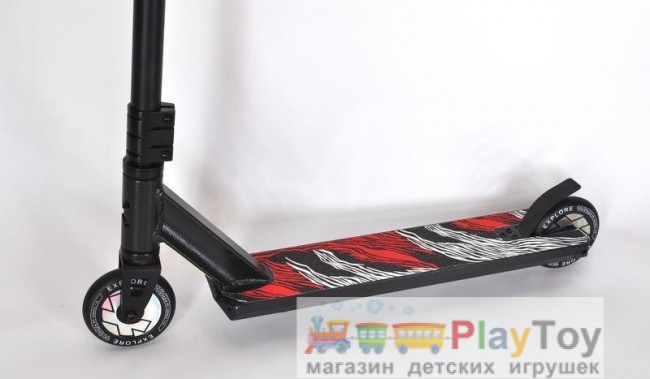 Труковий самокат Explore CREDO, система HIC, підшипник ABEC, колеса PU 110