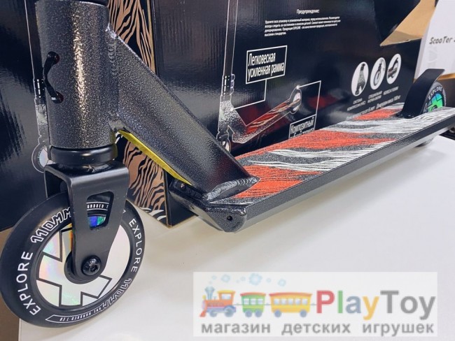 Труковий самокат Explore CREDO, система HIC, підшипник ABEC, колеса PU 110