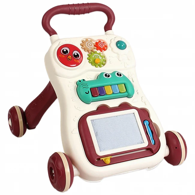 Ходунки-каталка Baby Walker 955 (пианино, шестерни, дощечка для рисования)