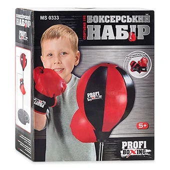 Боксерский набор Profi MS 0333 (груша 23 см, стойка 90 до 130 см, перчатки) Боксерский набор Profi MS 0333 (груша 23 см, стойка 90 до 130 см, перчатки)