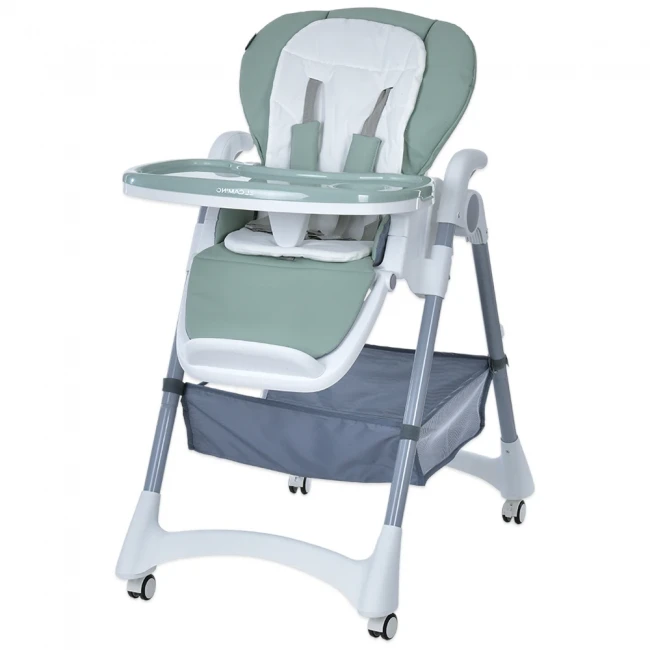 Стульчик для кормления El Camino ME 1177 Steady Menta (съемный столик, подножка, корзинка, чехол, 4 колеса) Стульчик для кормления El Camino ME 1177 Steady Menta (съемный столик, подножка, корзинка, чехол, 4 колеса)