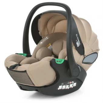 Автокресло бебикокон El Camino ME 1110 i-FIX Natural Beige для новорожденного
