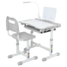 Детская парта Bambi M 5068-11 (1 стул, регулируемая высота, подставка, лампа)