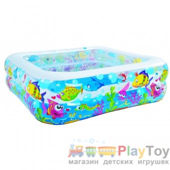 Бассейн детский надувной Jilong 17421 145 x 145 x 45 см (JL17421) Бассейн детский надувной Jilong 17421 145 x 145 x 45 см (JL17421)