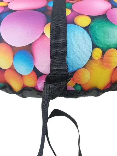 Тюбинг 100 см "Шарики", надувные санки-ватрушка для снега Тюбинг 100 см "Шарики", надувные санки-ватрушка для снега