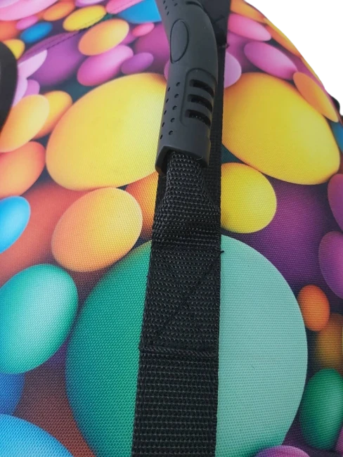 Тюбинг 100 см "Шарики", надувные санки-ватрушка для снега Тюбинг 100 см "Шарики", надувные санки-ватрушка для снега