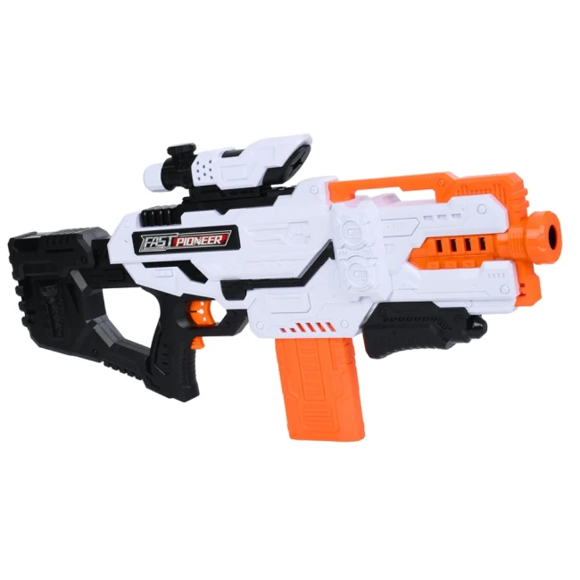 Игрушечный автомат Fast Pioneer BIG504 (24 мягких пули, на батарейках)