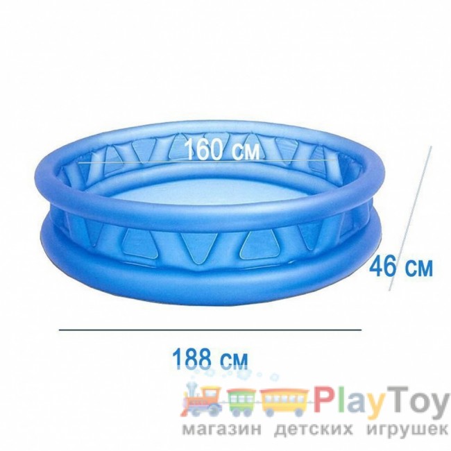 Детский надувной бассейн Intex 58431 Летающая тарелка 188 х 46 см Детский надувной бассейн Intex 58431 Летающая тарелка 188 х 46 см