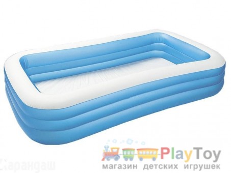 Детский надувной бассейн Intex (58484) прямоугольный 305 х 183 х 56 Детский надувной бассейн Intex (58484) прямоугольный 305 х 183 х 56