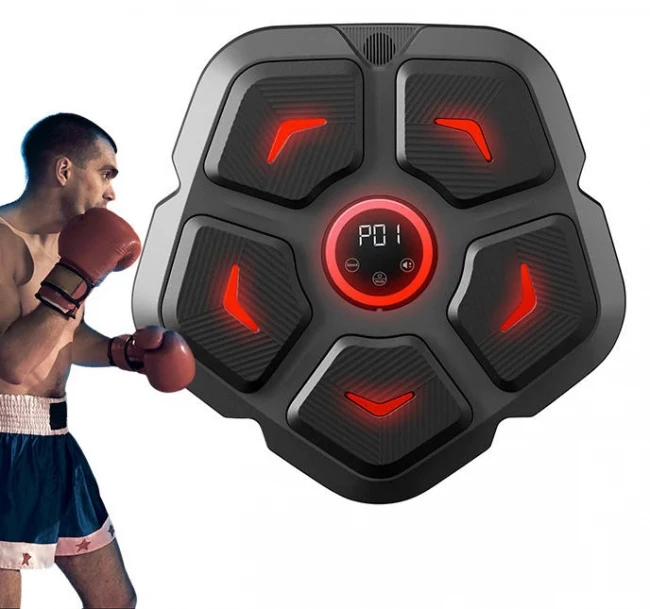 Музичний боксерський тренажер Profi MS 4451 (5 цілей, підсвічування, музика, bluetooth, акумулятор)