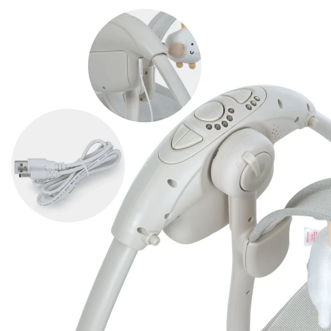 Заколисуючий шезлонг-гойдалка Mastela 6511