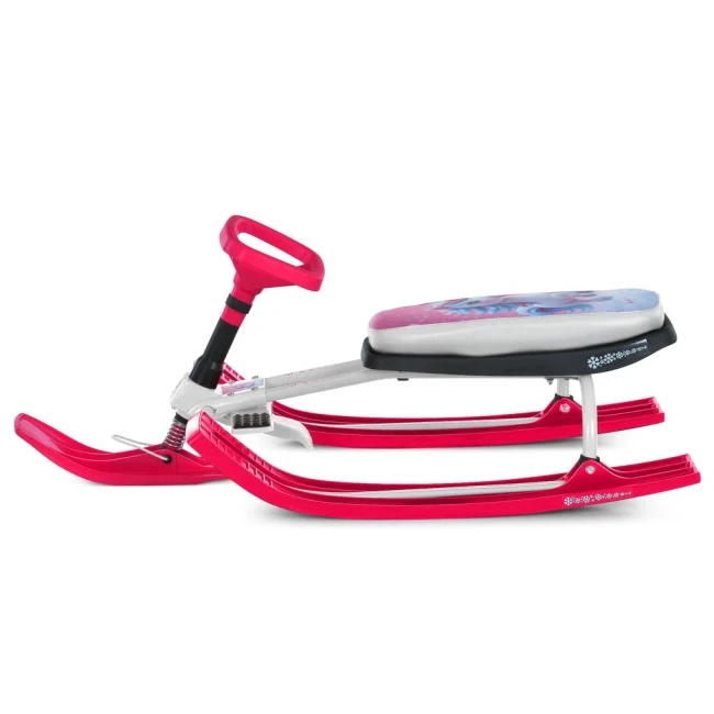 Детский снегокат Snow Scooter MS 1778-10-BR со спинкой Детский снегокат Snow Scooter MS 1778-10-BR со спинкой