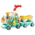 Ходунки дитячі Baby Walker 6064 Потяг 5в1 (ігрова панель, музика, світло, парогенератор, годинник)