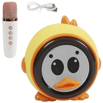 Детский караоке GMJ 9825 (Bluetooth, микрофон, колонка, изменение голоса, подсветка, USB, аккумулятор)