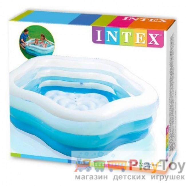 Детский надувной бассейн Intex (56495) морская звезда 185 х 180 х 53