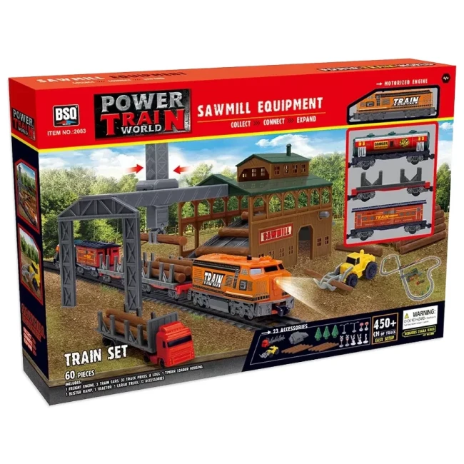 Залізниця BSQ 2083 Power Train (60 елементів, довжина колії 450 см)