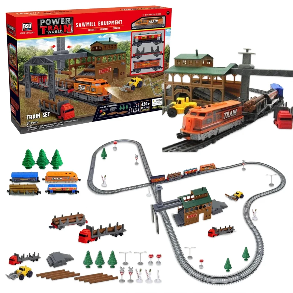 Залізниця BSQ 2083 Power Train (60 елементів, довжина колії 450 см)