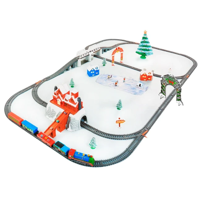 Залізниця BSQ 21816 Новорічний експрес (26 елементів, довжина колії 732 см)
