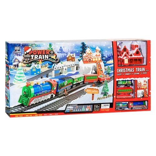 Залізниця BSQ 21816 Новорічний експрес (26 елементів, довжина колії 732 см)