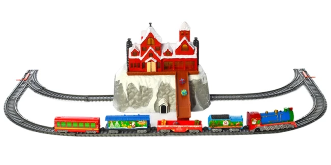 Залізниця BSQ 21816 Новорічний експрес (26 елементів, довжина колії 732 см)