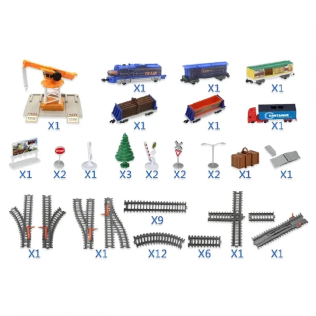 Железная дорога BSQ 2082 Power Train (59 элементов, длина пути 670 см)