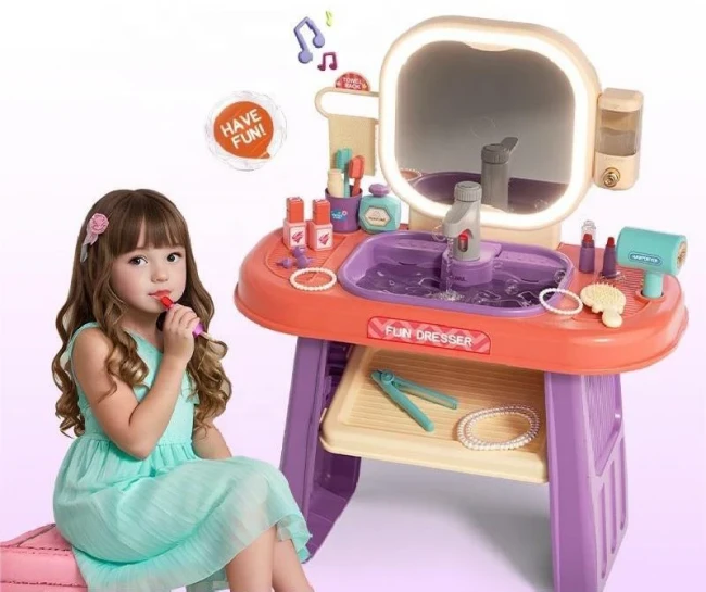 Детское трюмо Play House 008-959 (подсветка, кран с водой, сенсорное управление, мелодии) Детское трюмо Play House 008-959 (подсветка, кран с водой, сенсорное управление, мелодии)